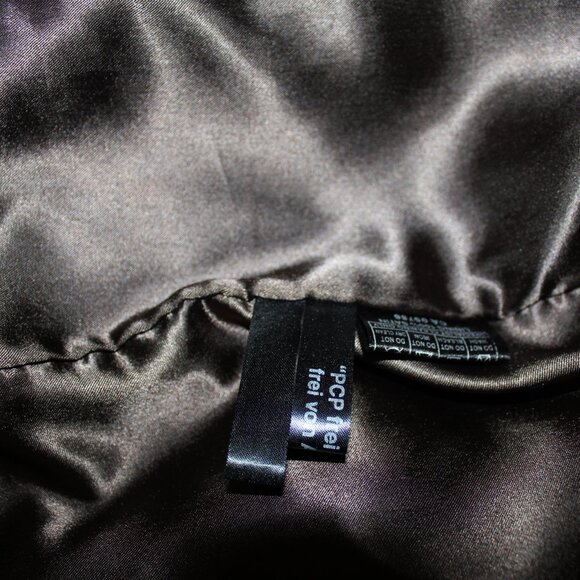 Marc.a.Dolchi leather 3/4 sleeve brown 1 button design lined  jacket size Medium - Picture 7 of 7